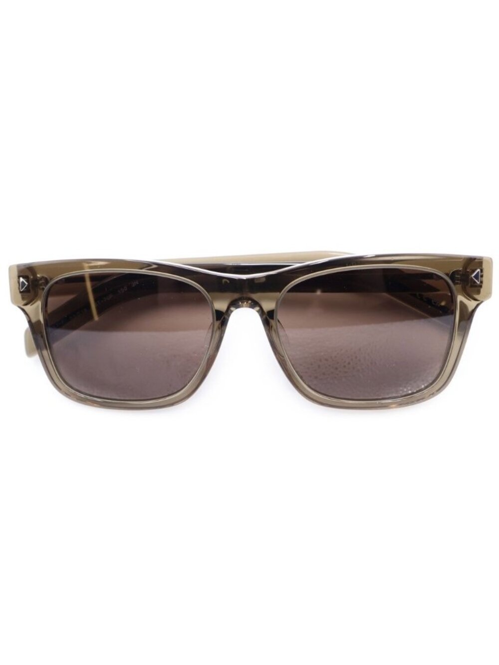 Prada Clear Frame Wellington Sunglasses Eyewear Brown